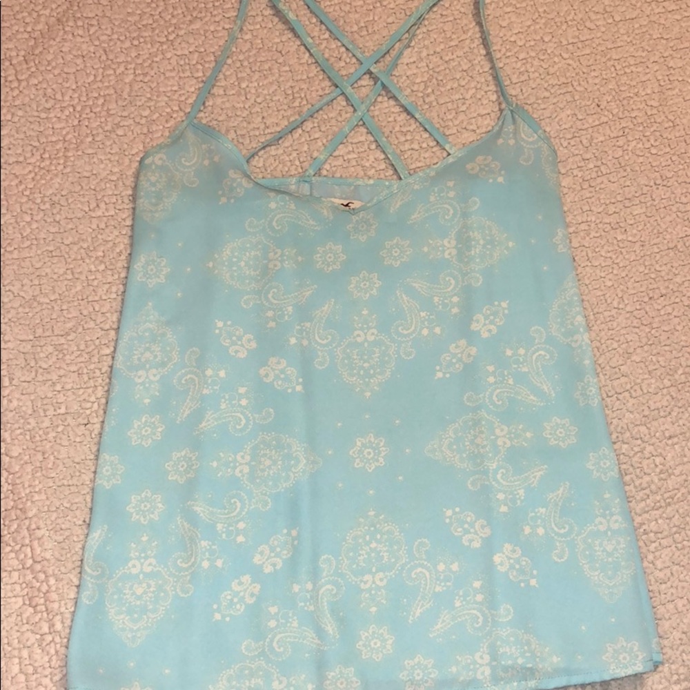 Baby blue tank